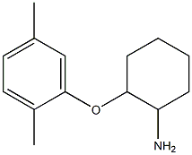 2-(2,5-dimethylphenoxy)cyclohexan-1-amine 结构式