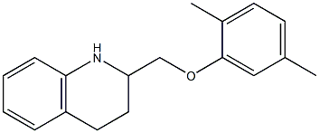 2-(2,5-dimethylphenoxymethyl)-1,2,3,4-tetrahydroquinoline 结构式