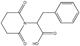 2-(2,6-dioxopiperidin-1-yl)-3-phenylpropanoic acid 结构式