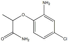 2-(2-amino-4-chlorophenoxy)propanamide 结构式