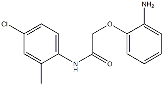 2-(2-aminophenoxy)-N-(4-chloro-2-methylphenyl)acetamide 结构式