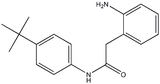 2-(2-aminophenyl)-N-(4-tert-butylphenyl)acetamide 结构式