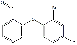 2-(2-bromo-4-chlorophenoxy)benzaldehyde 结构式