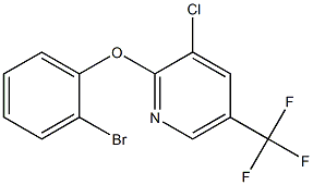 2-(2-bromophenoxy)-3-chloro-5-(trifluoromethyl)pyridine 结构式