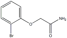 2-(2-bromophenoxy)acetamide 结构式