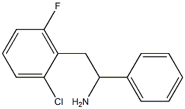 2-(2-chloro-6-fluorophenyl)-1-phenylethan-1-amine 结构式