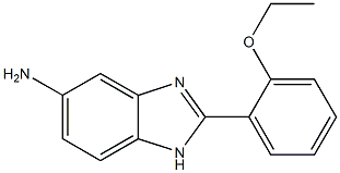 2-(2-ethoxyphenyl)-1H-benzimidazol-5-amine 结构式