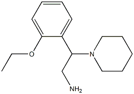 2-(2-ethoxyphenyl)-2-piperidin-1-ylethanamine 结构式