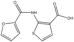 2-(2-furoylamino)thiophene-3-carboxylic acid 结构式