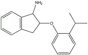 2-(2-isopropylphenoxy)-2,3-dihydro-1H-inden-1-ylamine 结构式