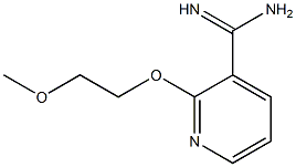 2-(2-methoxyethoxy)pyridine-3-carboximidamide 结构式