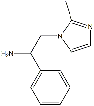 2-(2-methyl-1H-imidazol-1-yl)-1-phenylethanamine 结构式