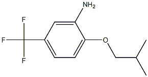 2-(2-methylpropoxy)-5-(trifluoromethyl)aniline 结构式