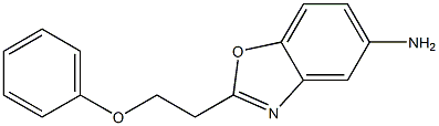 2-(2-phenoxyethyl)-1,3-benzoxazol-5-amine 结构式