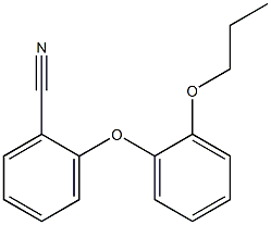 2-(2-propoxyphenoxy)benzonitrile 结构式