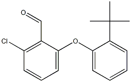 2-(2-tert-butylphenoxy)-6-chlorobenzaldehyde 结构式