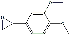 2-(3,4-dimethoxyphenyl)oxirane 结构式