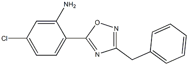 2-(3-benzyl-1,2,4-oxadiazol-5-yl)-5-chloroaniline 结构式