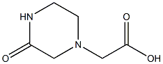 2-(3-oxopiperazin-1-yl)acetic acid 结构式