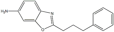 2-(3-phenylpropyl)-1,3-benzoxazol-6-amine 结构式