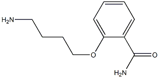 2-(4-aminobutoxy)benzamide 结构式