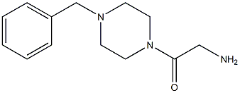 2-(4-benzylpiperazin-1-yl)-2-oxoethanamine 结构式