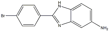 2-(4-bromophenyl)-1H-benzimidazol-5-amine 结构式