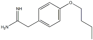 2-(4-butoxyphenyl)ethanimidamide 结构式