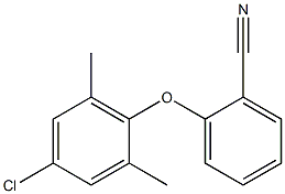 2-(4-chloro-2,6-dimethylphenoxy)benzonitrile 结构式