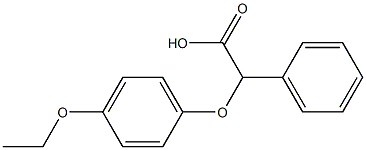 2-(4-ethoxyphenoxy)-2-phenylacetic acid 结构式