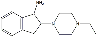 2-(4-ethylpiperazin-1-yl)-2,3-dihydro-1H-inden-1-ylamine 结构式