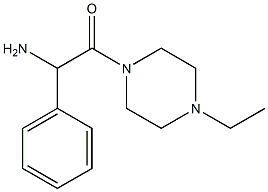 2-(4-ethylpiperazin-1-yl)-2-oxo-1-phenylethanamine 结构式