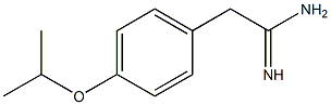 2-(4-isopropoxyphenyl)ethanimidamide 结构式