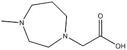 2-(4-methyl-1,4-diazepan-1-yl)acetic acid 结构式