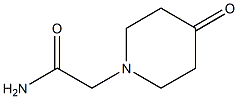 2-(4-oxopiperidin-1-yl)acetamide 结构式