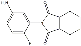 2-(5-amino-2-fluorophenyl)hexahydro-1H-isoindole-1,3(2H)-dione 结构式