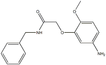 2-(5-amino-2-methoxyphenoxy)-N-benzylacetamide 结构式