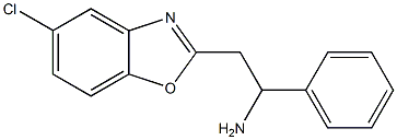 2-(5-chloro-1,3-benzoxazol-2-yl)-1-phenylethan-1-amine 结构式