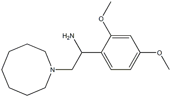 2-(azocan-1-yl)-1-(2,4-dimethoxyphenyl)ethan-1-amine 结构式