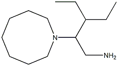 2-(azocan-1-yl)-3-ethylpentan-1-amine 结构式