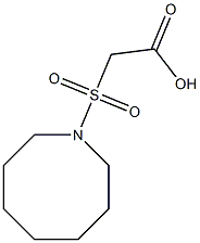 2-(azocane-1-sulfonyl)acetic acid 结构式