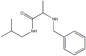 2-(benzylamino)-N-(2-methylpropyl)propanamide 结构式