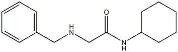 2-(benzylamino)-N-cyclohexylacetamide 结构式