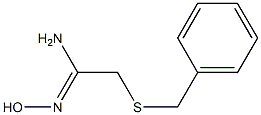 2-(benzylsulfanyl)-N'-hydroxyethanimidamide 结构式