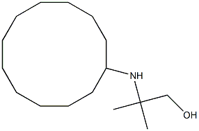 2-(cyclododecylamino)-2-methylpropan-1-ol 结构式