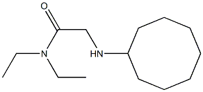 2-(cyclooctylamino)-N,N-diethylacetamide 结构式