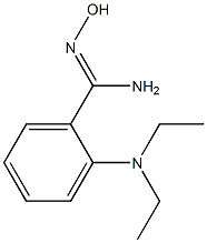 2-(diethylamino)-N'-hydroxybenzene-1-carboximidamide 结构式