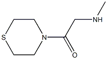 2-(methylamino)-1-(thiomorpholin-4-yl)ethan-1-one 结构式