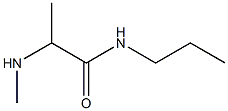 2-(methylamino)-N-propylpropanamide 结构式