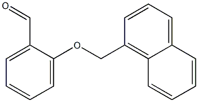 2-(naphthalen-1-ylmethoxy)benzaldehyde 结构式